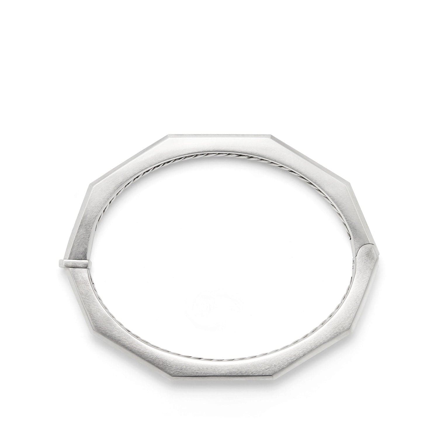 Stax Faceted Bracelet with Diamonds, 5.5mm