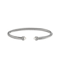 Cable Classic Bracelet with Pearls and Diamonds