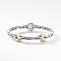 Thoroughbred® Double Link Bracelet with 18K Yellow Gold