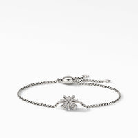 Starburst Station Chain Bracelet with Pavé Diamonds