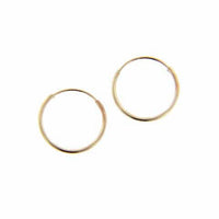 Children's 14K Yellow Gold Hoop Earrings