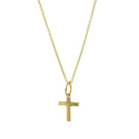 14K Yellow Gold Cross Pendant