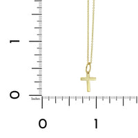 14K Yellow Gold Cross Pendant