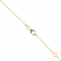 14K Yellow Gold Puff Heart Pendant