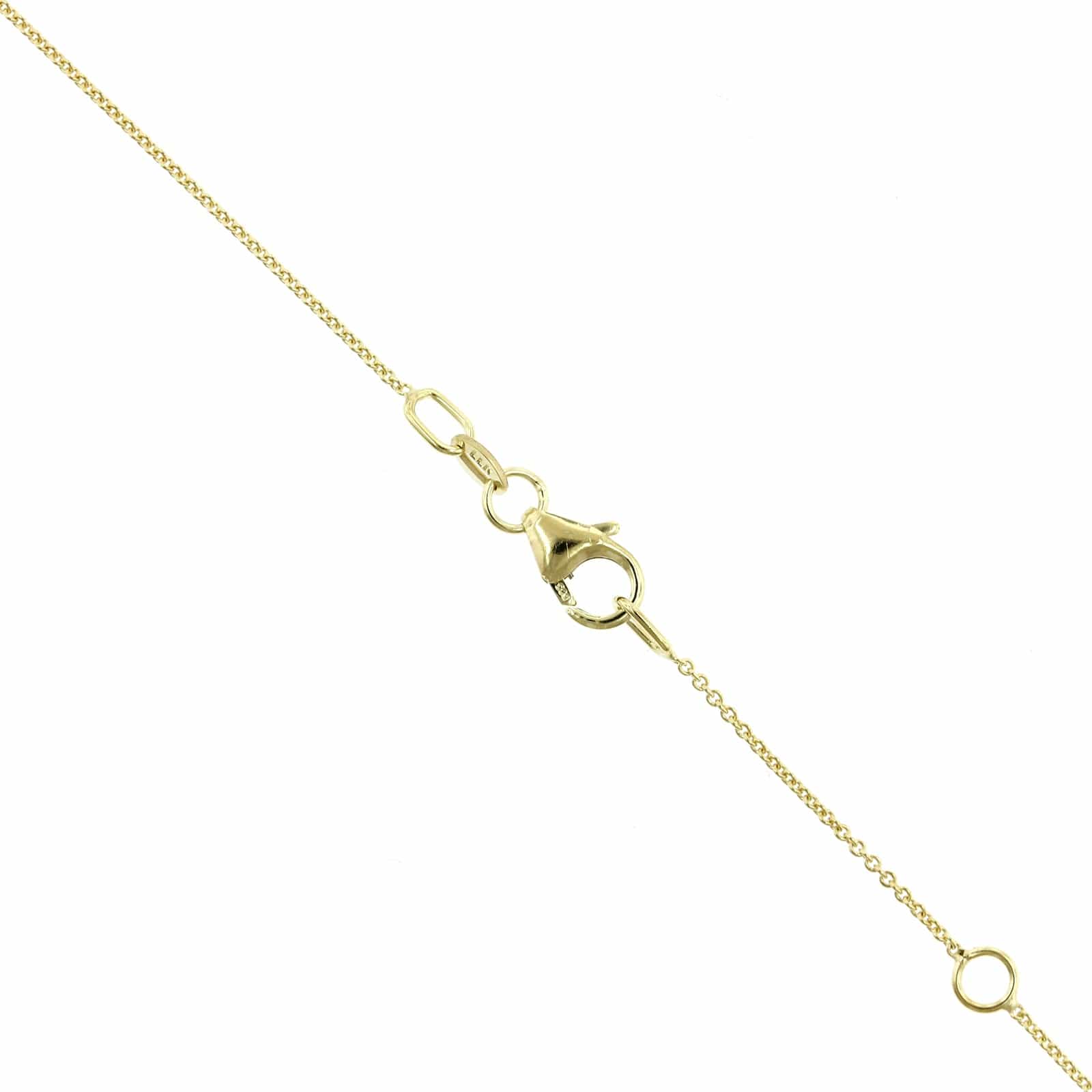 14K Yellow Gold Puff Heart Pendant