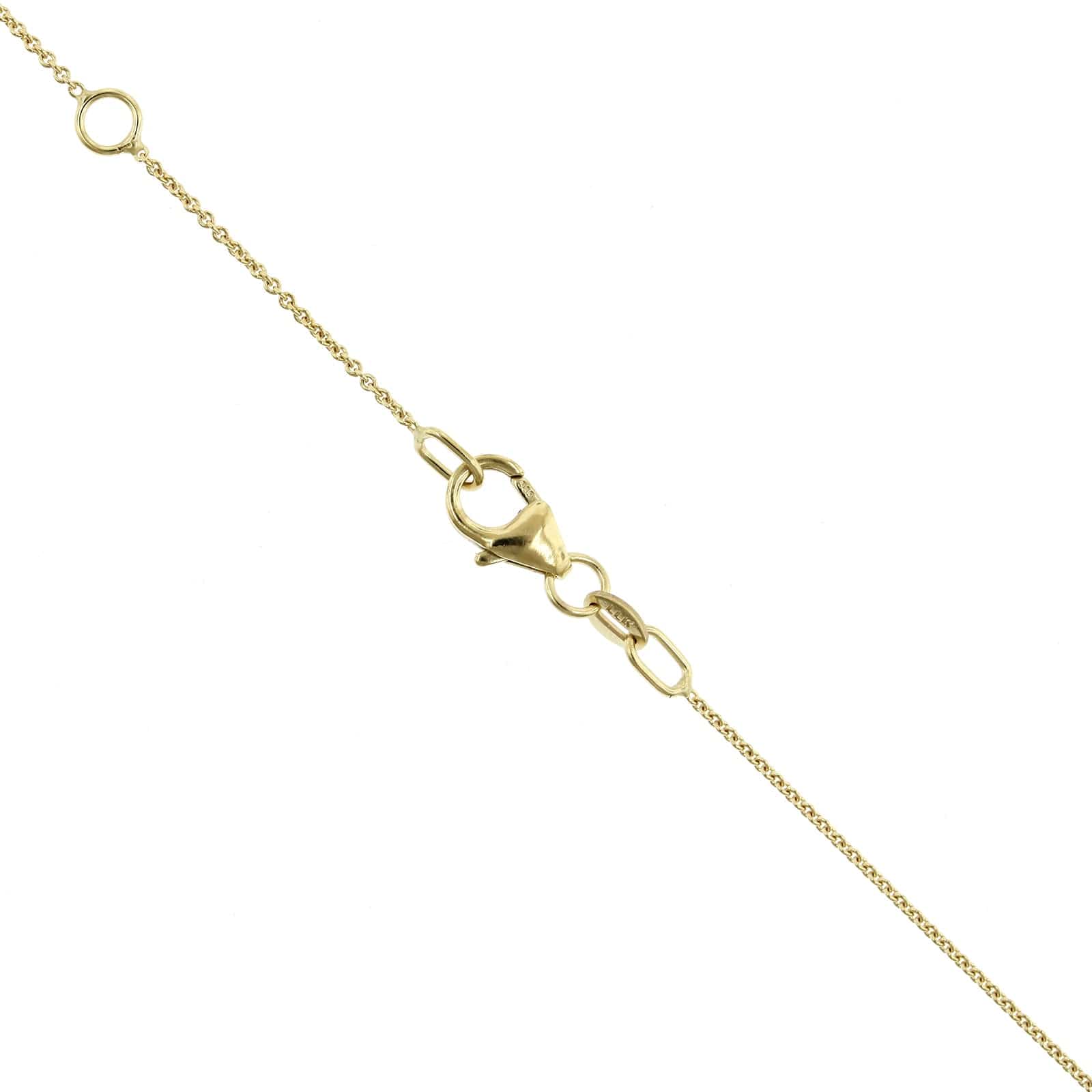 14K Yellow Gold Cross Pendant
