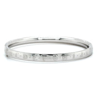 Sterling Silver Alphabet Baby Bangle Bracelet