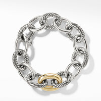 Oval Extra-Large Link Bracelet with Gold