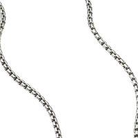 Box Chain Necklace with Gold
