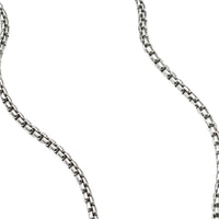 Box Chain Necklace with Gold
