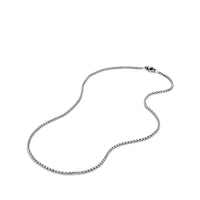 Box Chain Necklace Grey Titanium, 2.7mm