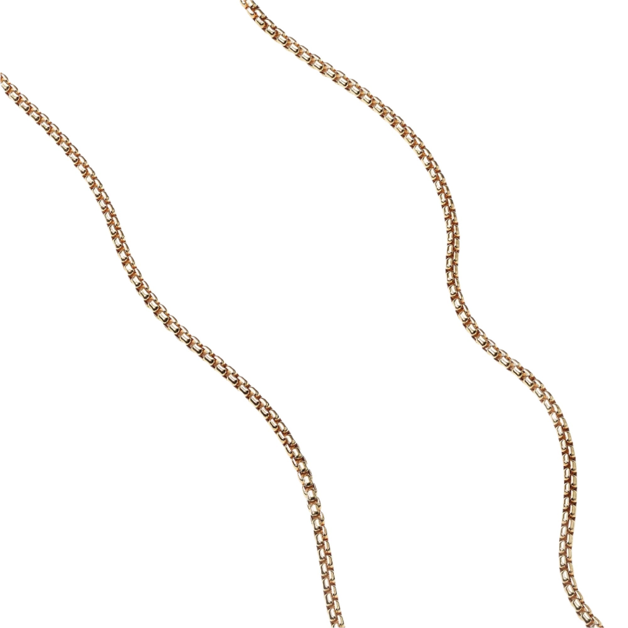 Small Box Chain in Gold