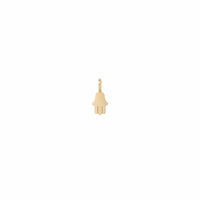 14K Yellow Gold Hamsa Charm