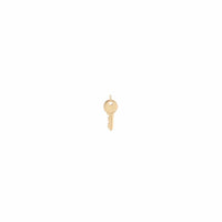 14K Yellow Gold Key Charm