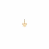 14K Yellow Gold Heart Charm