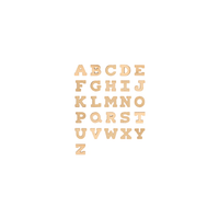 Zoe Chicco 14K Yellow Gold Initial Letter Charm Pendant