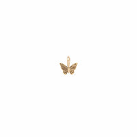 14K Yellow Gold Butterfly Charm