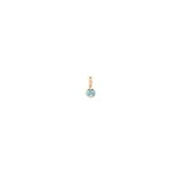 14K Yellow Gold Aquamarine Charm, 14k yellow gold, Long's Jewelers