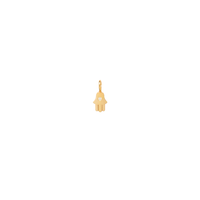 14K Yellow Gold Diamond Hamsa Charm, 14k yellow gold, Long's Jewelers