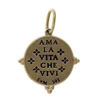 14K Yellow Gold Tree of Life Charm