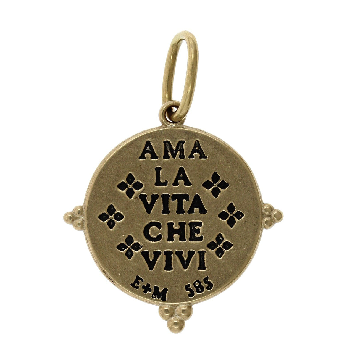 14K Yellow Gold Tree of Life Charm