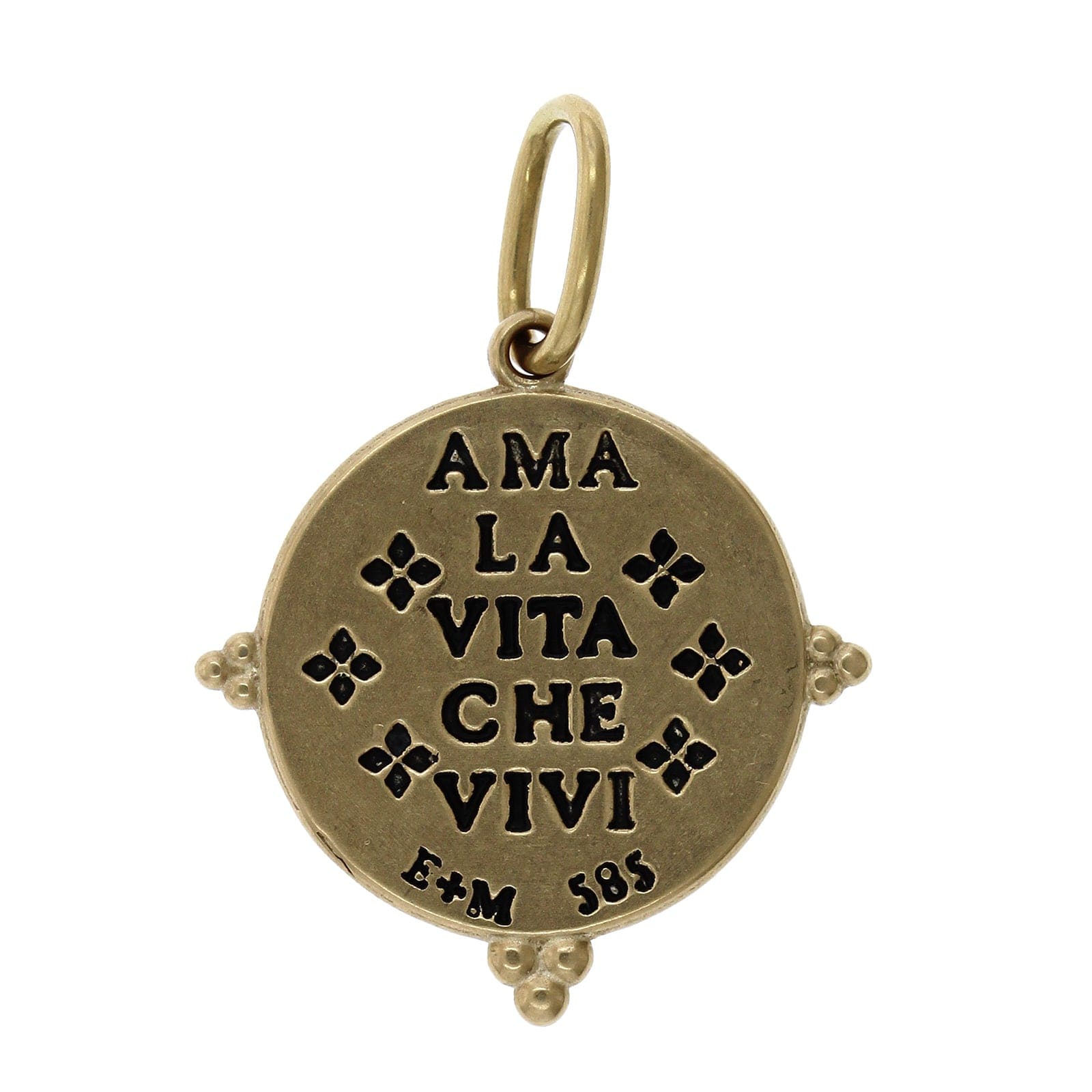 14K Yellow Gold Tree of Life Charm