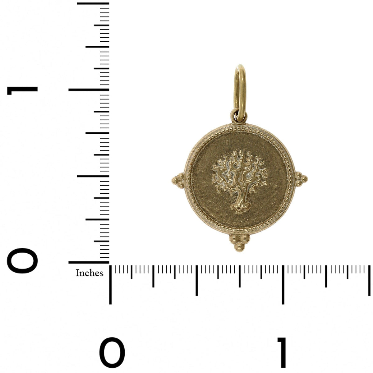 14K Yellow Gold Tree of Life Charm