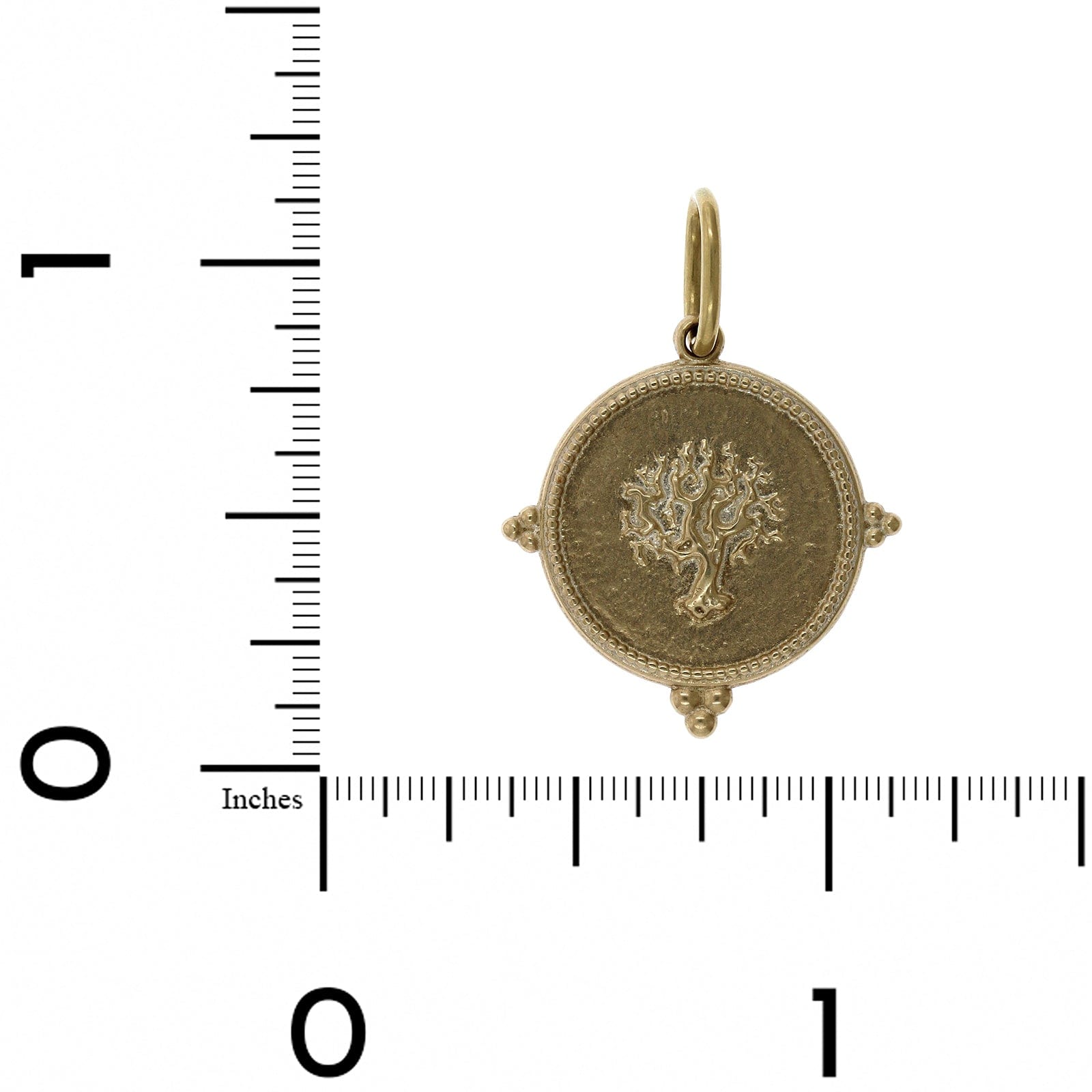14K Yellow Gold Tree of Life Charm