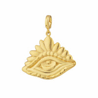 Christina Alexiou 18K Yellow Gold Evil Eye Charm