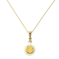 14K Yellow Gold Citrine Pendant, 14k yellow gold, Long's Jewelers