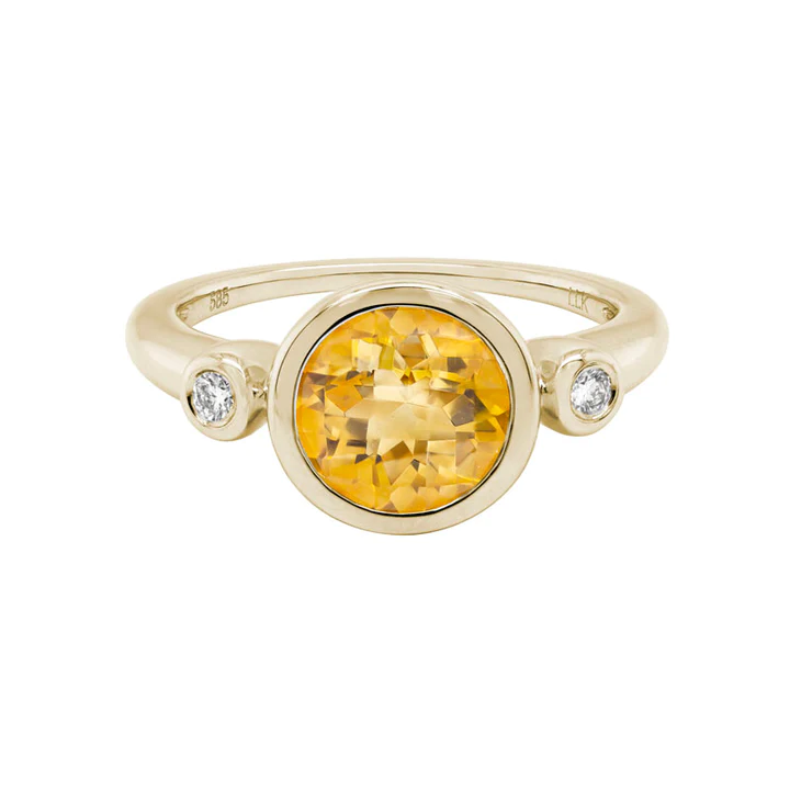 14K Yellow Gold Citrine Ring, 14k yellow gold, Long's Jewelers