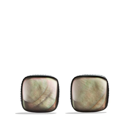 Streamline Cuff Links with Black Mother-of-Pearl