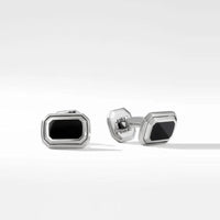 Deco Cufflinks with Black Onyx