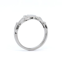 14K White Gold Claddagh Ring