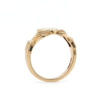 14K Yellow Gold Claddagh Ring