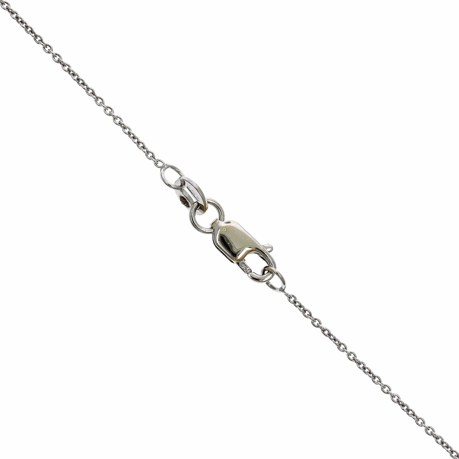 Roberto Coin 18K White Gold Diamond Cross Necklace