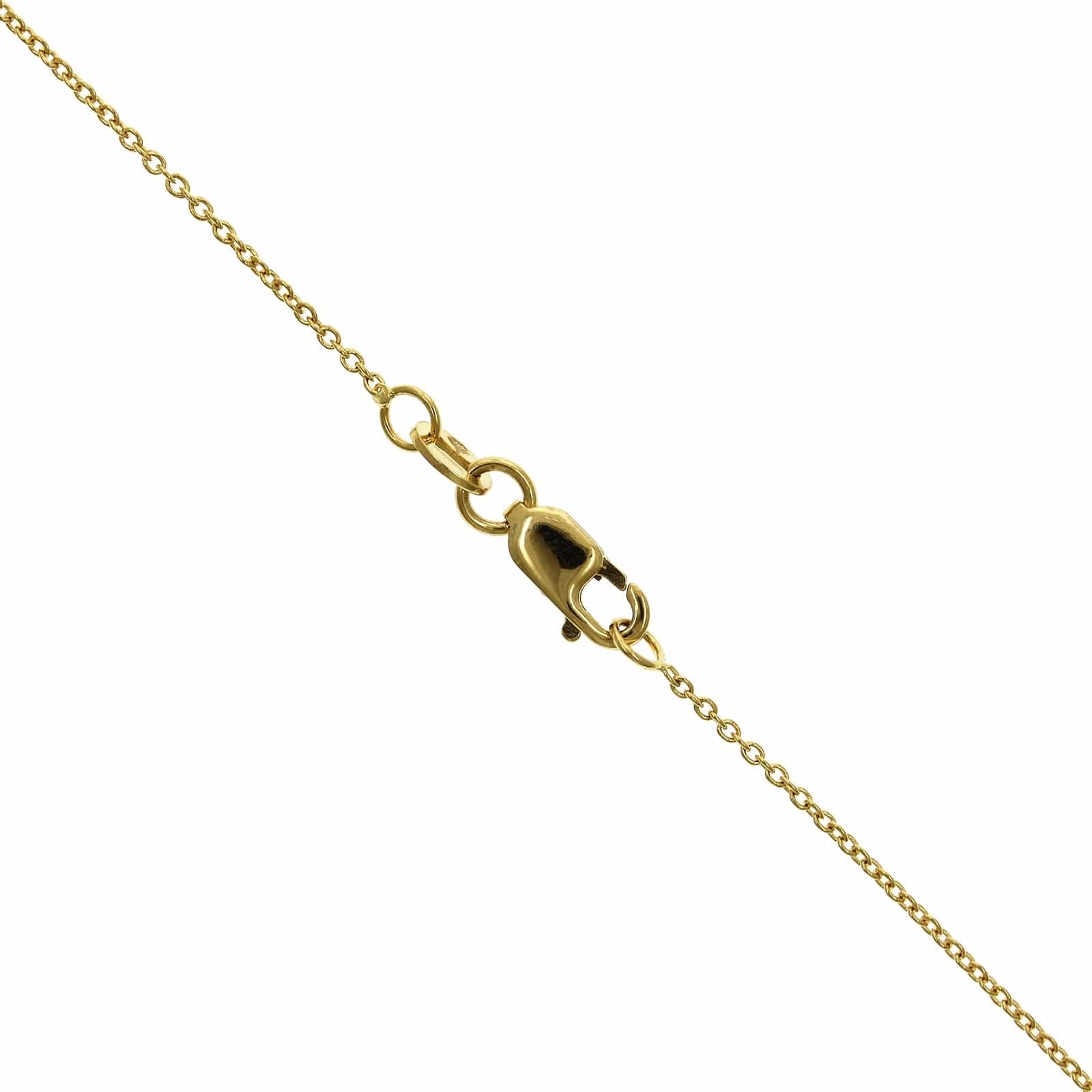 Roberto Coin 18K Yellow Gold Diamond Cross Necklace