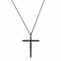 Roberto Coin 18K White Gold Diamond Cross Pendant