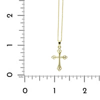 14K Yellow Gold Cross Pendant