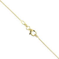 14K Yellow Gold Cross Pendant Necklace