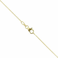 14K Yellow Gold Cross Pendant Necklace