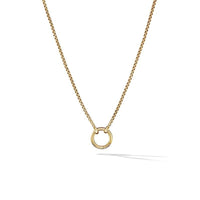 Cable Amulet Box Chain Slider Necklace in 18K Yellow Gold, Yellow Gold, Long's Jewelers