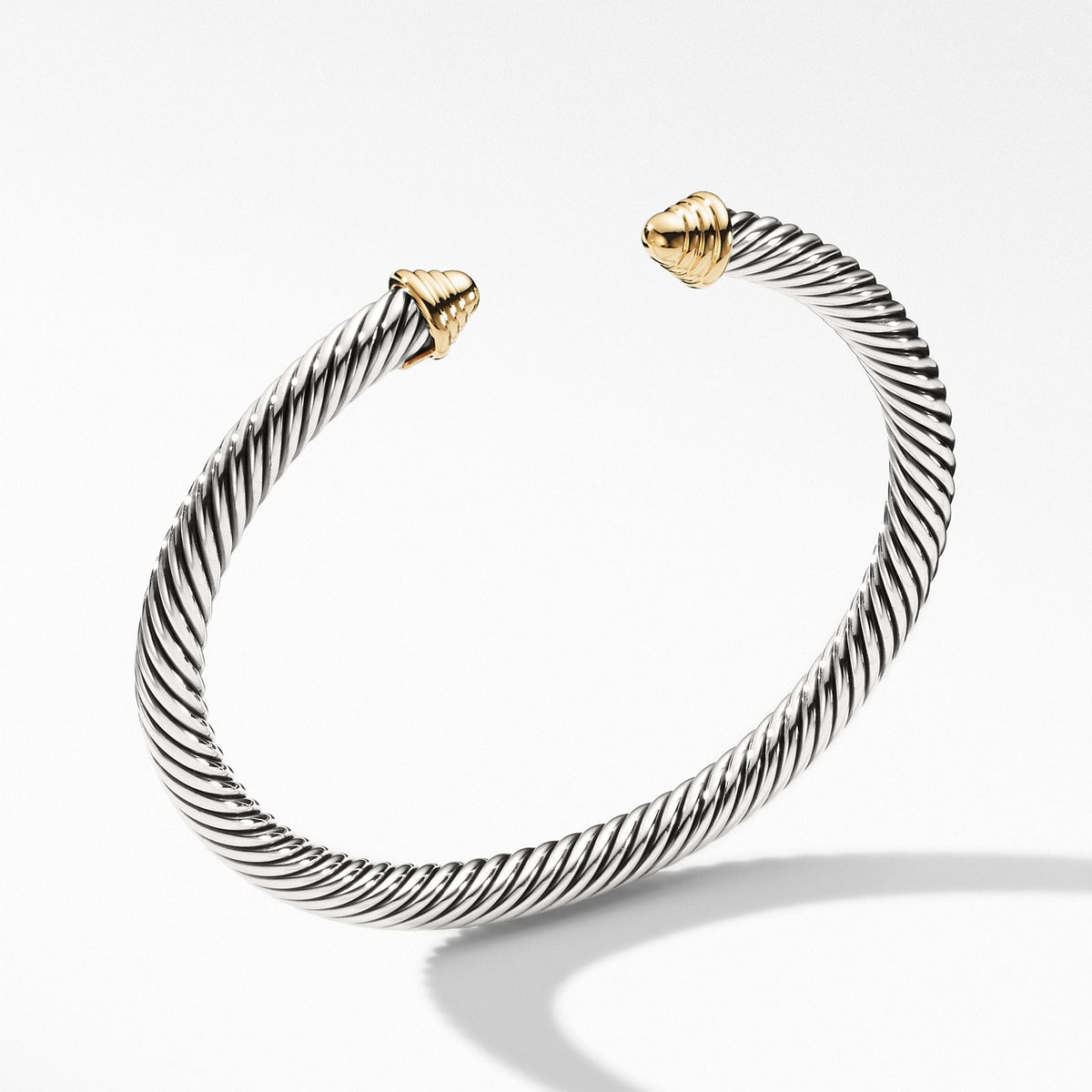 Cable Classics Bracelet with Gold, Sterling Silver, Long's Jewelers