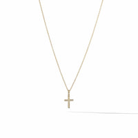 Cable Collectibles Cross with Diamonds in Gold on Chain
