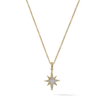 Cable Collectibles® North Star Necklace in 18K Yellow Gold with Pavé Diamonds, Yellow Gold, Long's Jewelers