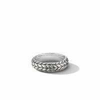 Chevron Band Ring, Sterling Silver, Long's Jewelers