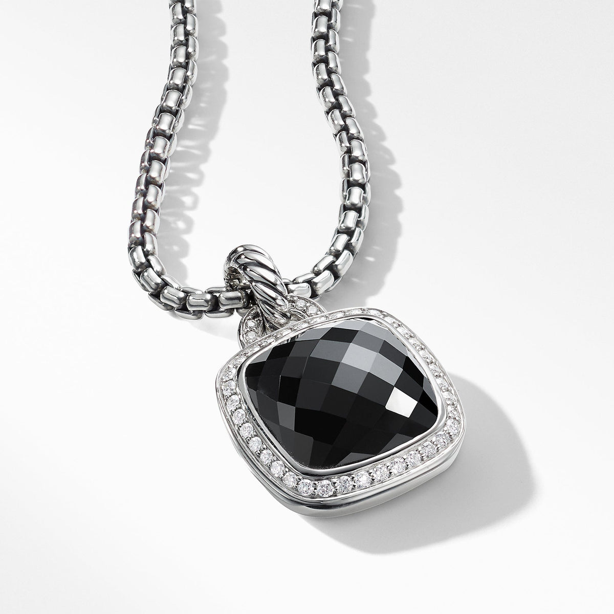 Pendant with Black Onyx and Diamonds