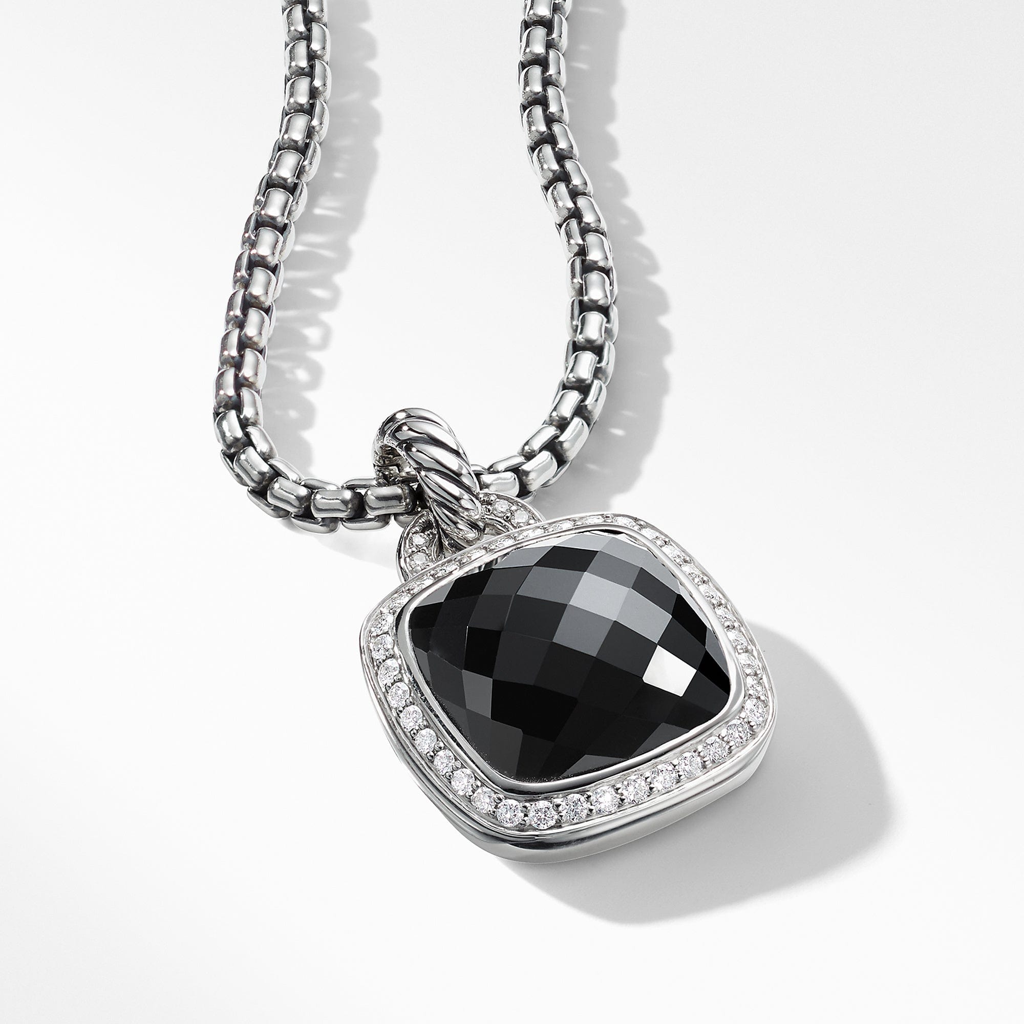 Pendant with Black Onyx and Diamonds
