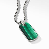 Streamline® Tag with Malachite