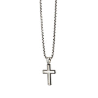 Forged Carbon Cross Pendant